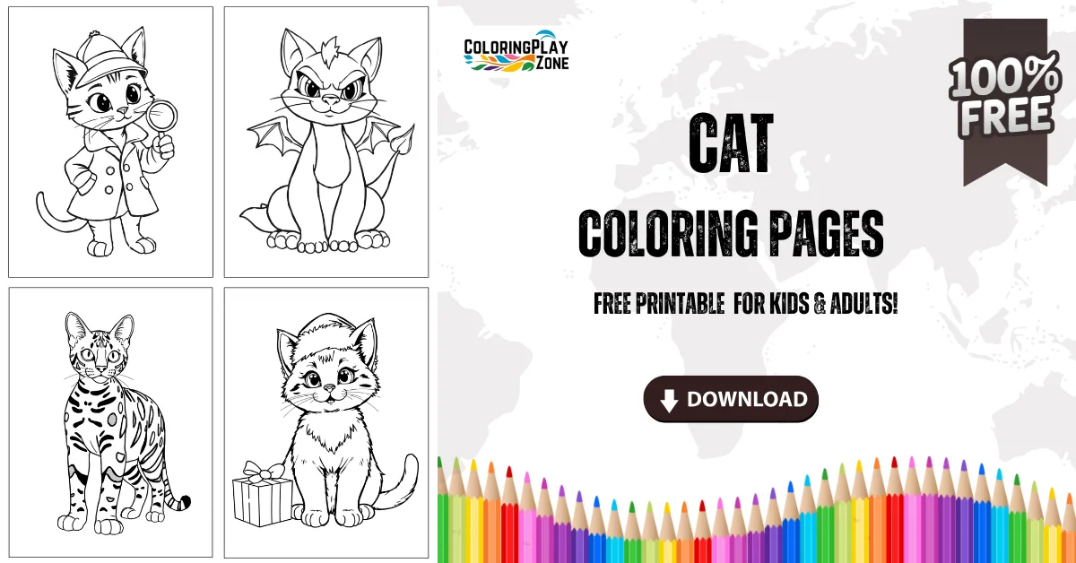 Cat Coloring Pages