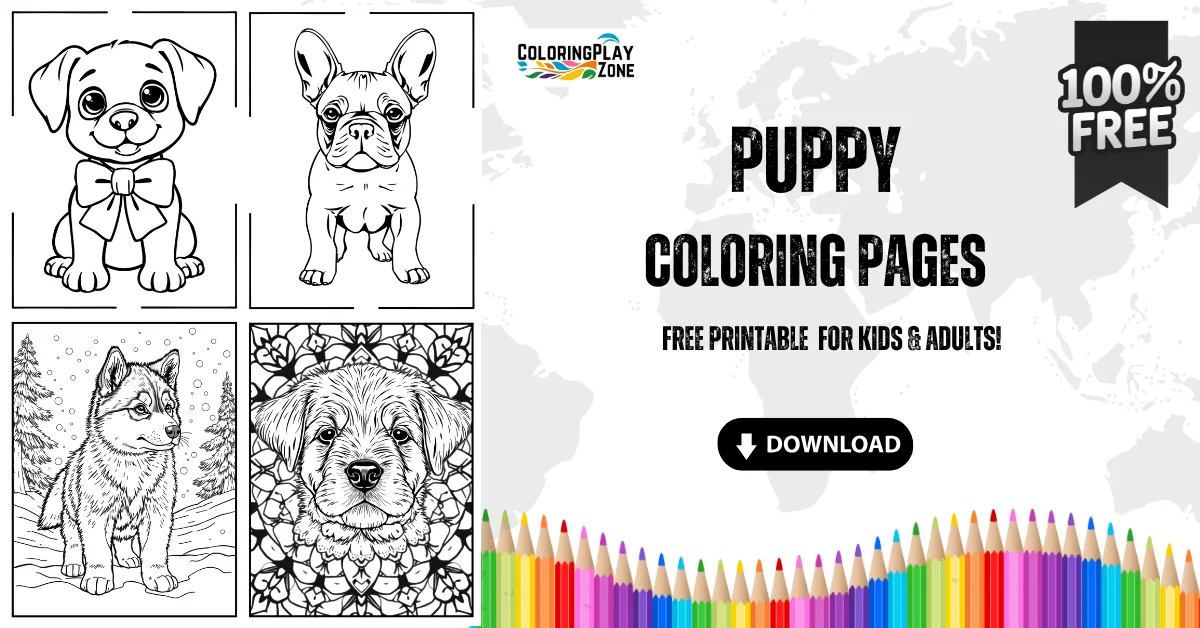 Puppy Coloring Pages