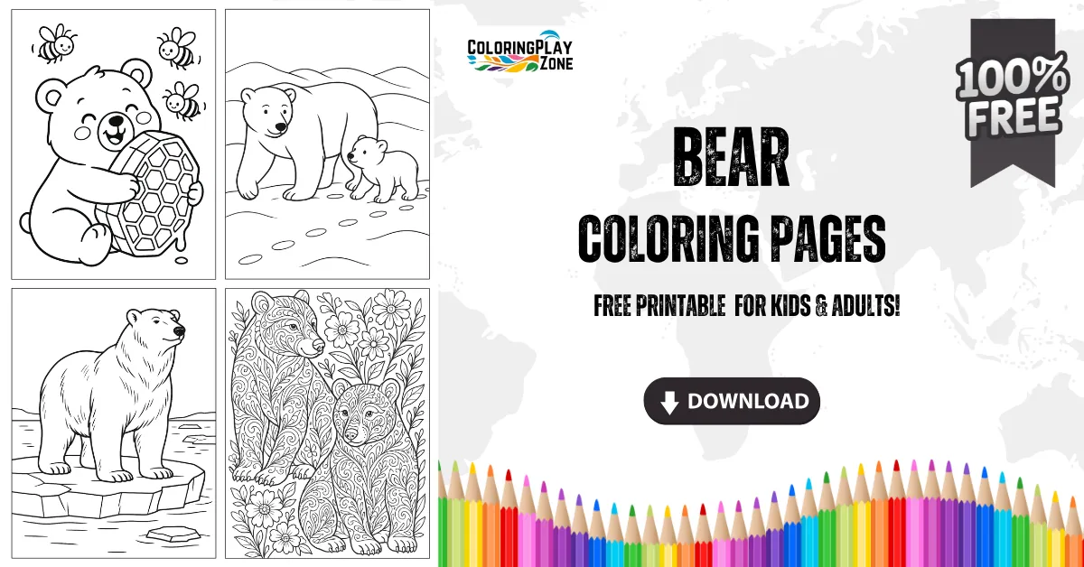 Bear Coloring Pages