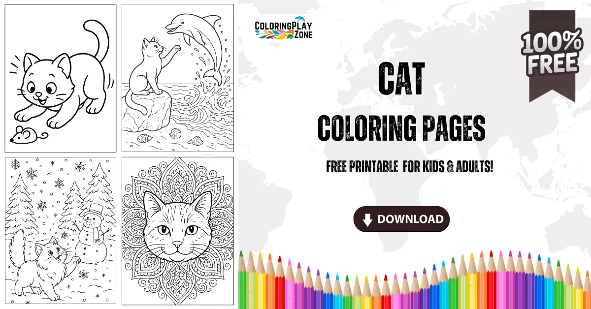 Cat Coloring Pages