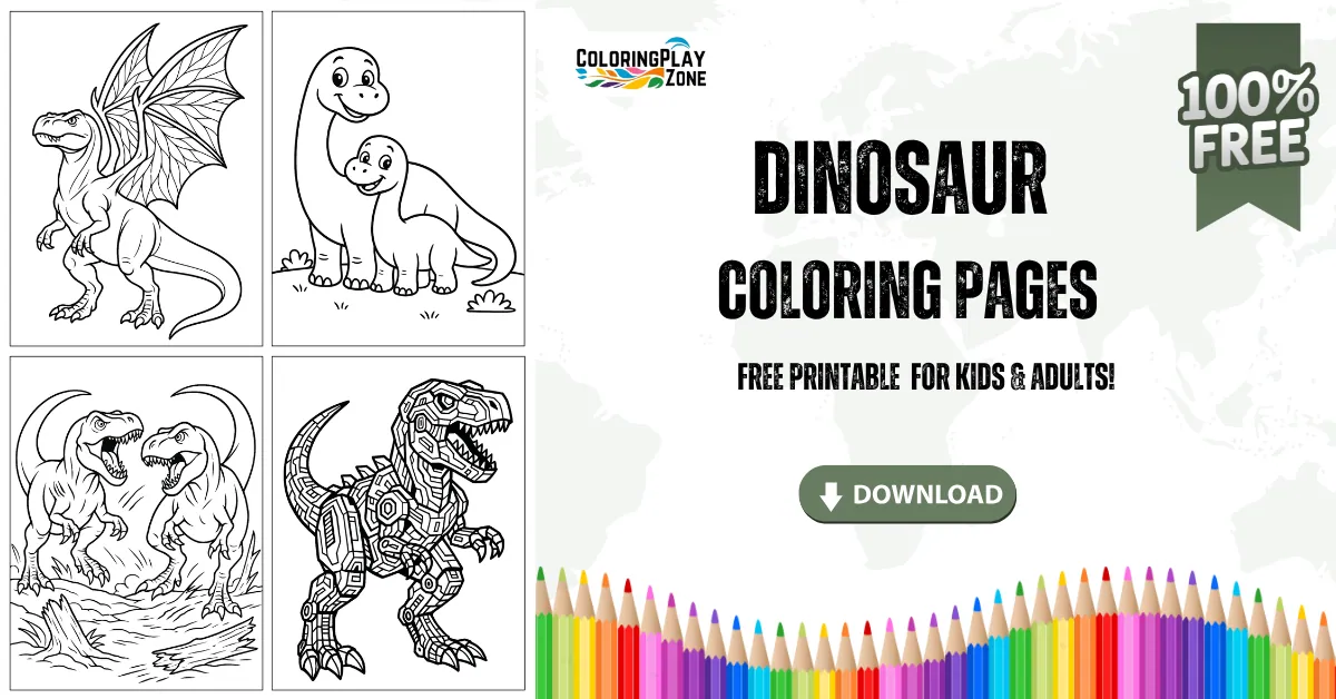 Dinosaur Coloring Pages