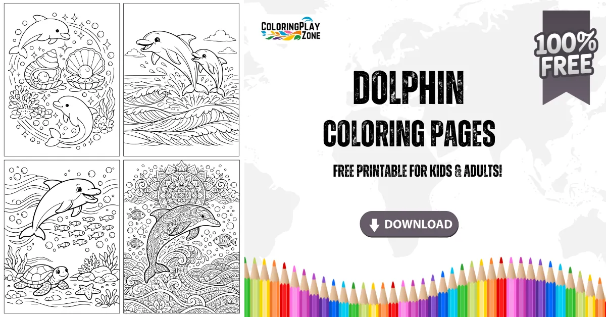 Dolphin Coloring Pages