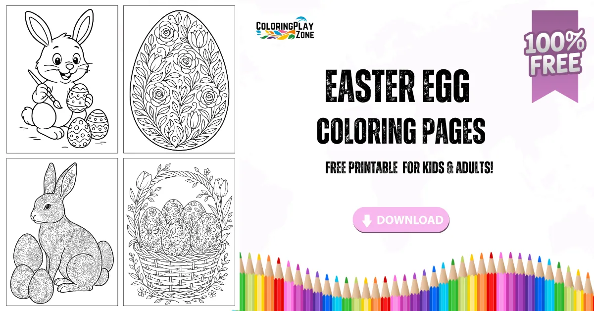 Easter Egg Coloring Pages