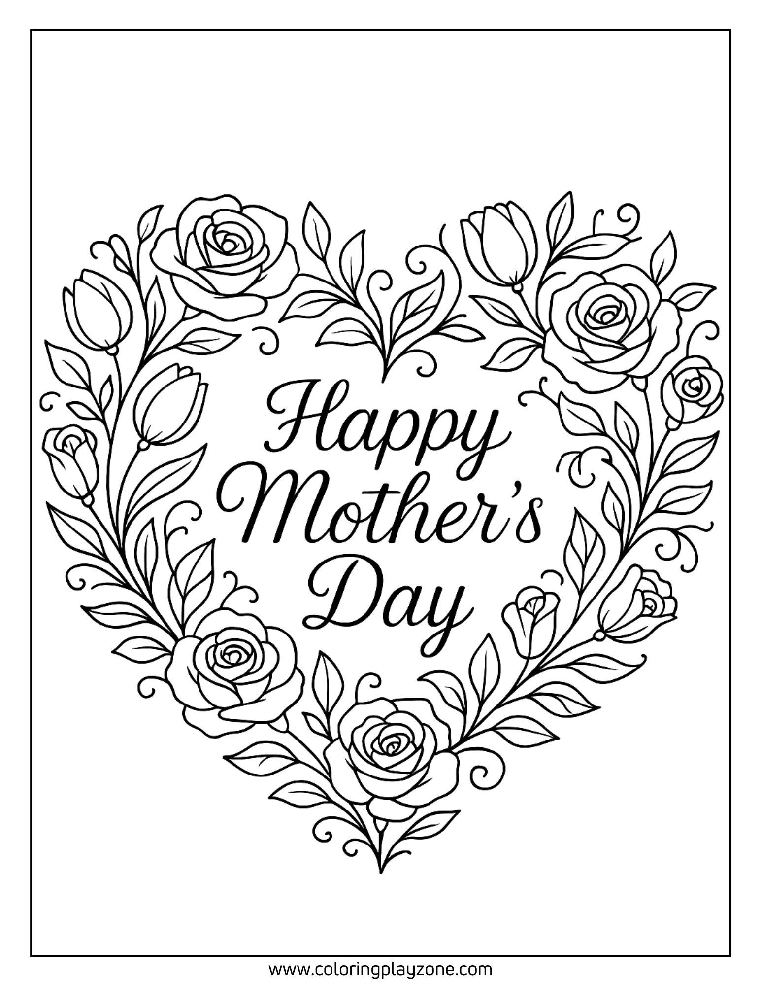 90 Mother s Day Coloring Pages Free Printables 90 Mother s Day Coloring Pages Free Printables