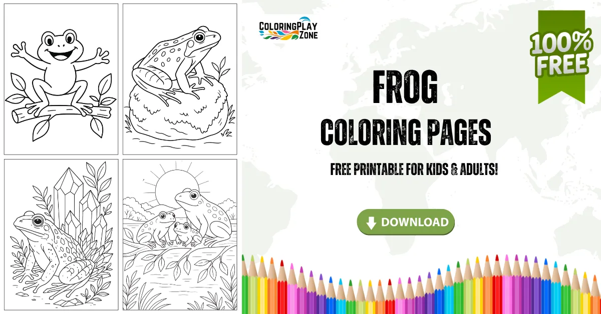 Frog Coloring Pages