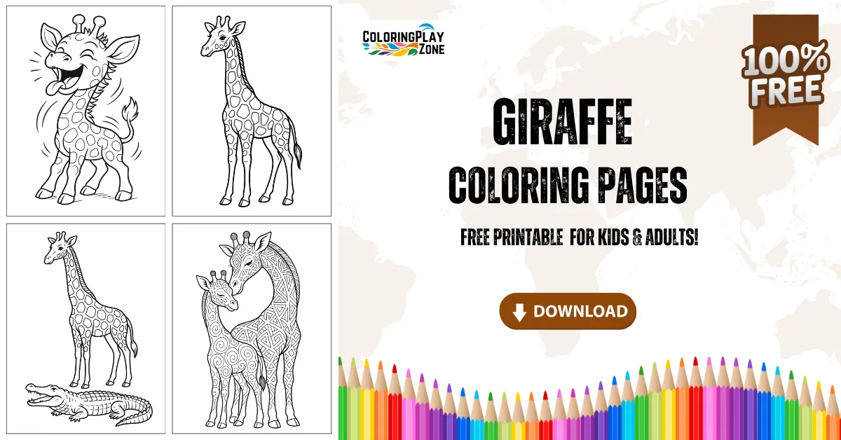 Giraffe Coloring Pages