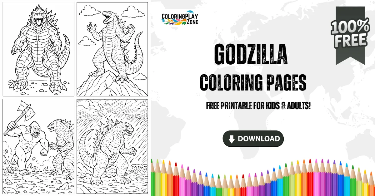 Godzilla Coloring Pages