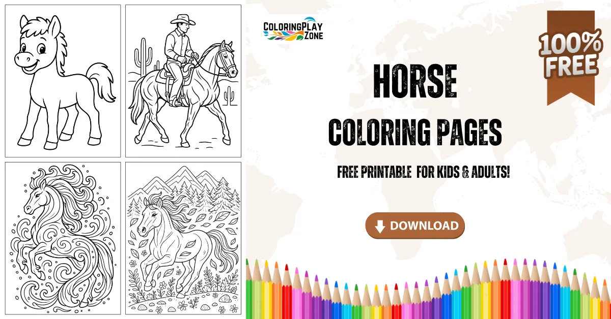 Horse Coloring Pages