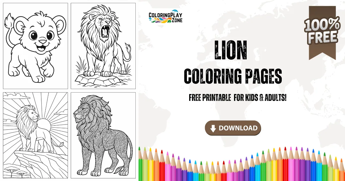 Lion Coloring Pages