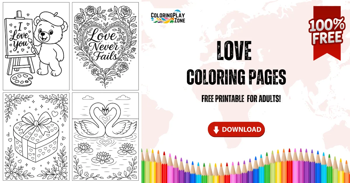 Love Coloring Pages