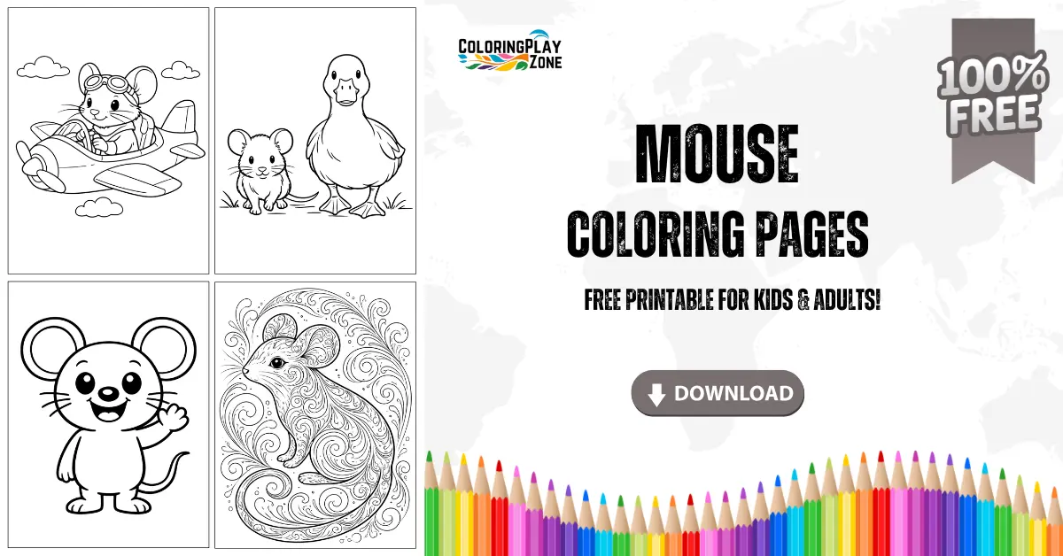 Mouse Coloring Pages