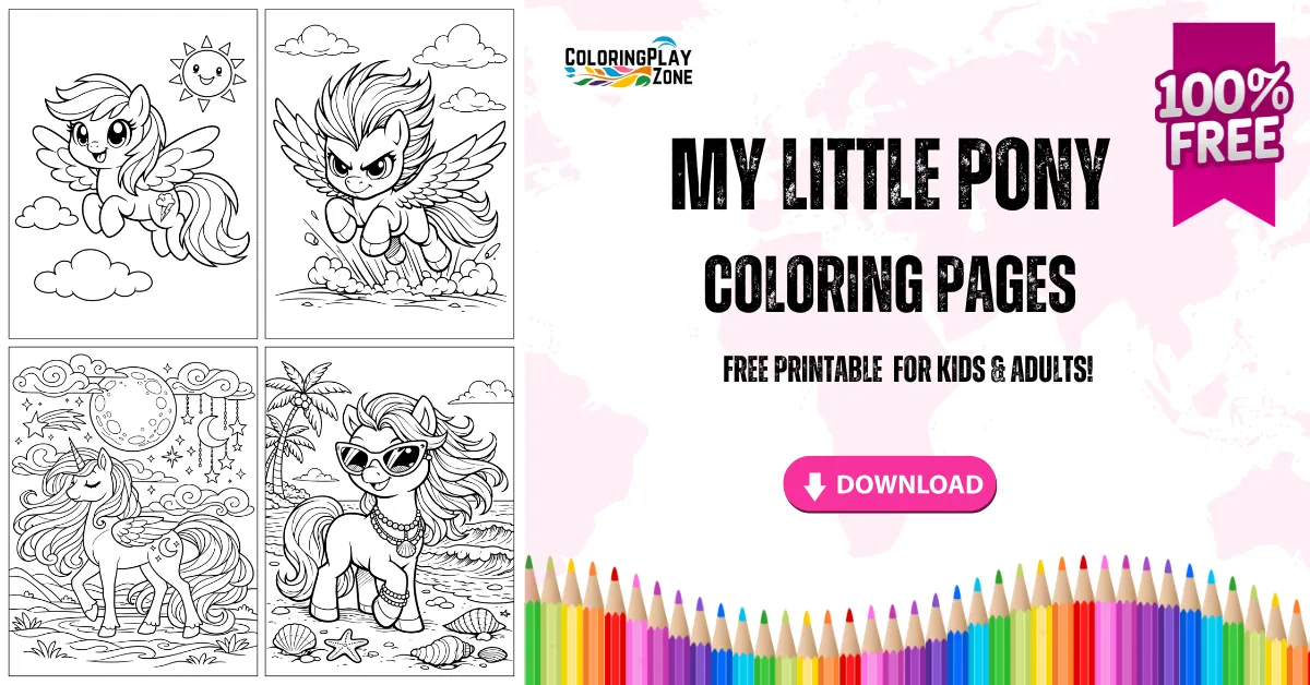 little pony coloring pages