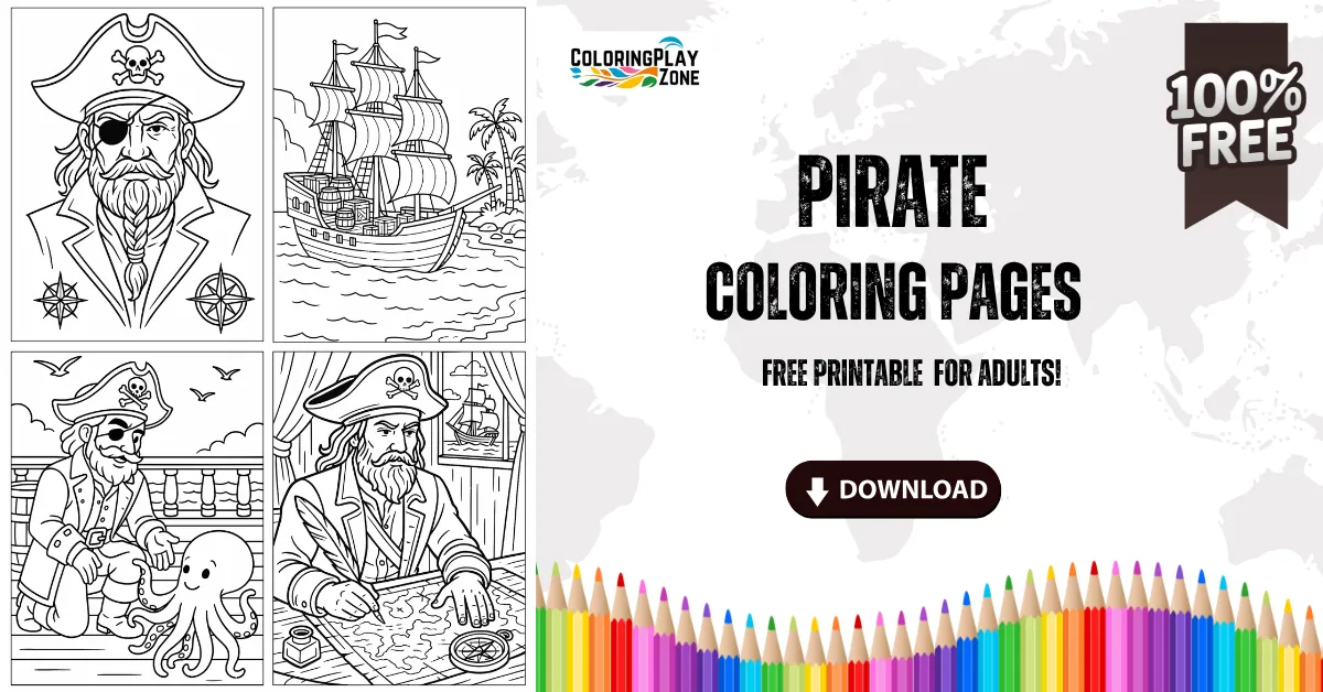 Pirate Coloring Pages