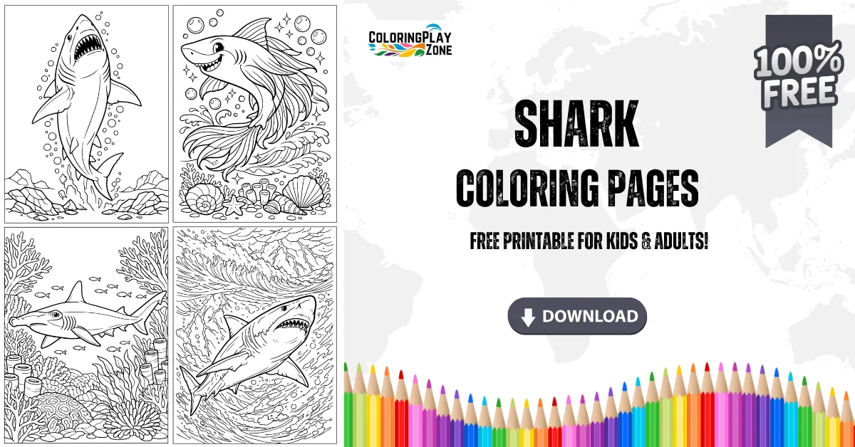 Shark Coloring Pages