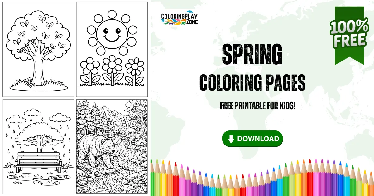 Spring Coloring Pages