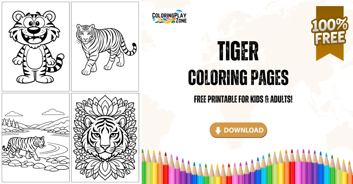 Tiger Coloring Pages