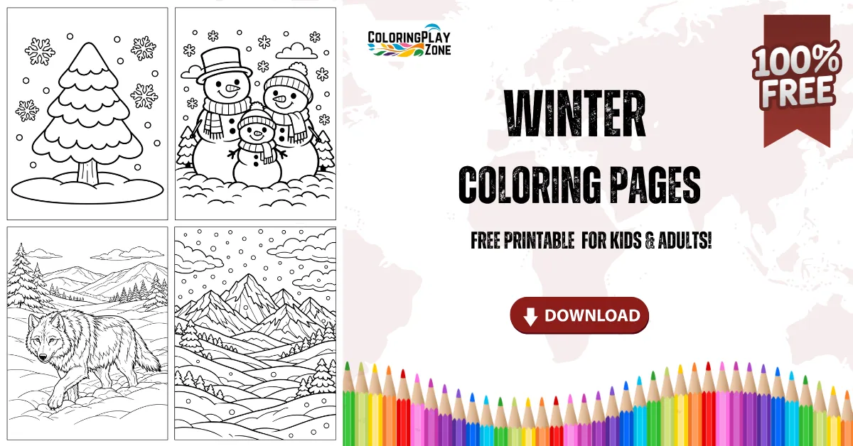 Winter Coloring Pages
